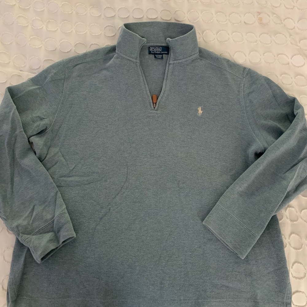 Polo 1/4 zip sweater.